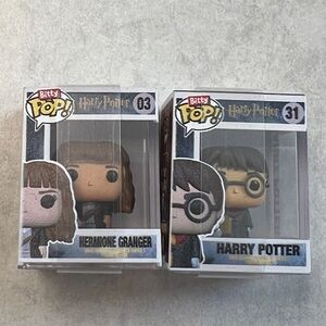 Bitty Pop Harry Potter and Hermione Granger Figures